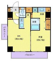 プレール・ドゥーク高円寺の間取り画像