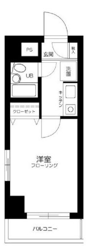 菱和パレス月島の間取り画像