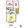 アモーレ Bの間取り画像