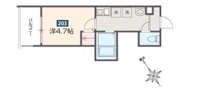 MELDIA池上Ⅲの間取り画像