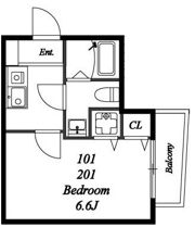 モダンコート祖師谷の間取り画像