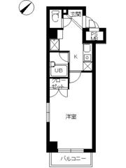 スカイコート日本橋人形町の間取り画像
