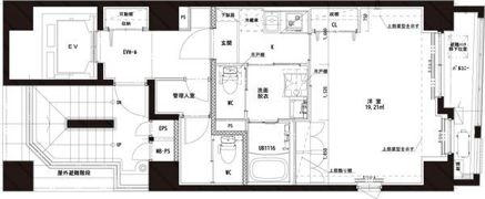 サンライズ浅草田原町の間取り画像