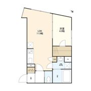 ウェルスクエアイズム三軒茶屋の間取り画像