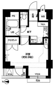 メインステージ江戸川橋Ⅱの間取り画像