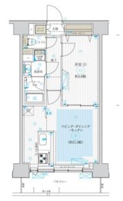 フュージョナル浅草FORESTの間取り画像