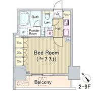 オリゼー茅場町の間取り画像