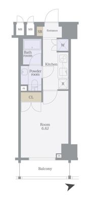 パレステュディオ麹町の間取り画像