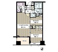 コクヨーレ日本橋の間取り画像