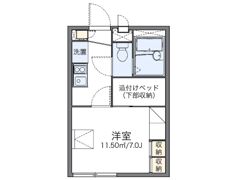 レオパレスレスポワールの間取り画像