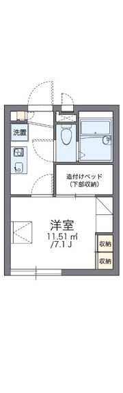 レオパレスティンカーベルの間取り画像
