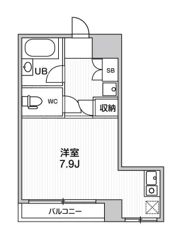 コスモリード人形町の間取り画像
