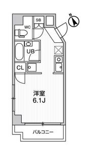 コスモリード人形町の間取り画像