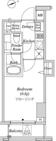 クレセント虎ノ門新橋の間取り画像