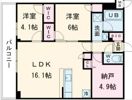 S－RESIDENCE富士見ヶ丘affordの間取り画像
