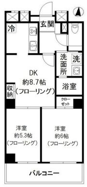 クリダイマンションの間取り画像