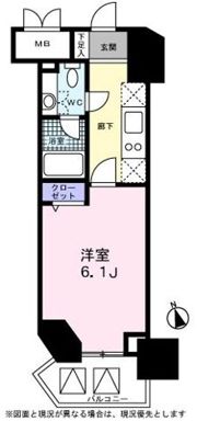レジディア高輪桂坂の間取り画像