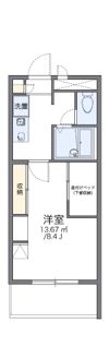 レオパレス駒場東大前の間取り画像