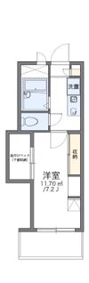レオパレス駒場東大前の間取り画像