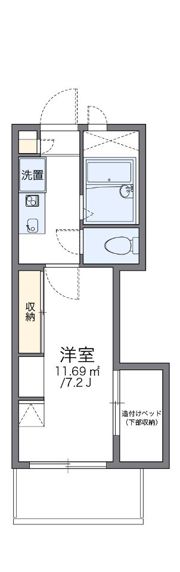 レオパレス駒場東大前の間取り画像