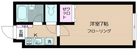 シャルレ早稲田の間取り画像