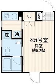 Fullea東中野の間取り画像