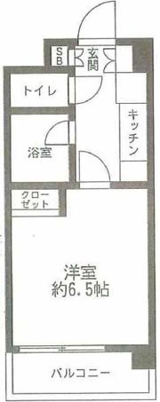 悠々コート西蒲田の間取り画像