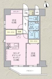 ザ・オベリスクイマドの間取り画像