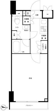 ルーブル泉岳寺前の間取り画像