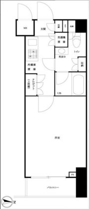 ルーブル泉岳寺前の間取り画像