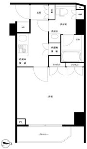ルーブル泉岳寺前の間取り画像