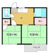前谷コーポの間取り画像