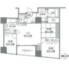カスタリアタワー品川シーサイドの間取り画像