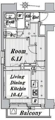 メイクスデザイン両国SOUTHの間取り画像