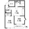 AKKレジデンス新宿の間取り画像