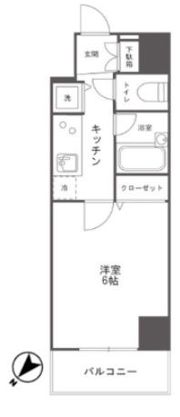 Totsu Residence 渋谷本町の間取り画像