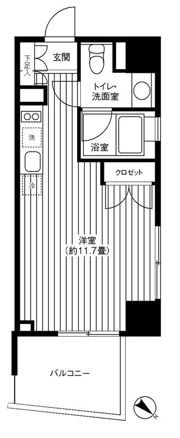Ti-HIGASHIAZABUの間取り画像