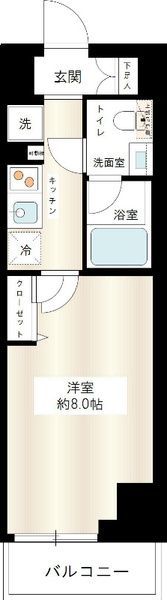 HYs crecer清澄白河の間取り画像