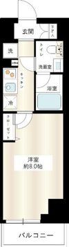 HYs crecer清澄白河の間取り画像