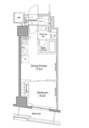 ザ・パークハビオ日本橋小伝馬町の間取り画像