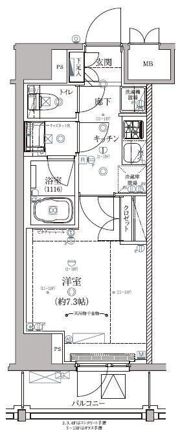 ヴィルドミール浅草橋の間取り画像