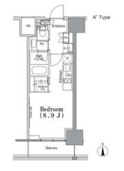パークハビオ飯田橋の間取り画像