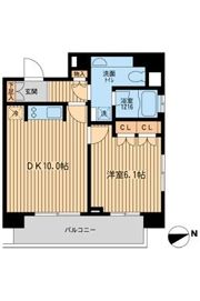 ラクラス田町の間取り画像