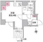 AZEST浅草の間取り画像