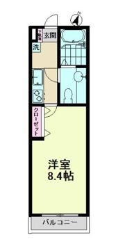 AKマンションⅤの間取り画像