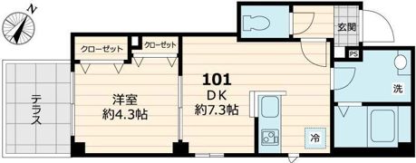 Zoo Street池之端の間取り画像