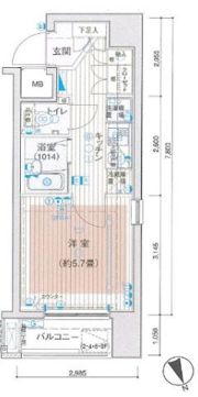 プレール・ドゥーク東京ベイの間取り画像