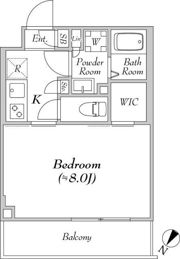 ルネサンスコート高田馬場Calmeの間取り画像