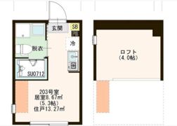 ハーモニーテラス関町北Ⅲの間取り画像