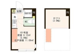 マルバ上板橋の間取り画像